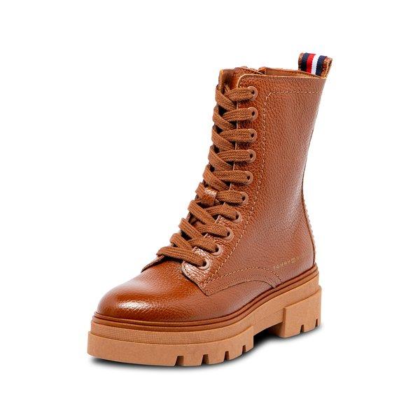TOMMY HILFIGER MONOCROMATIC LACE UP BOOT Schnürstiefelette