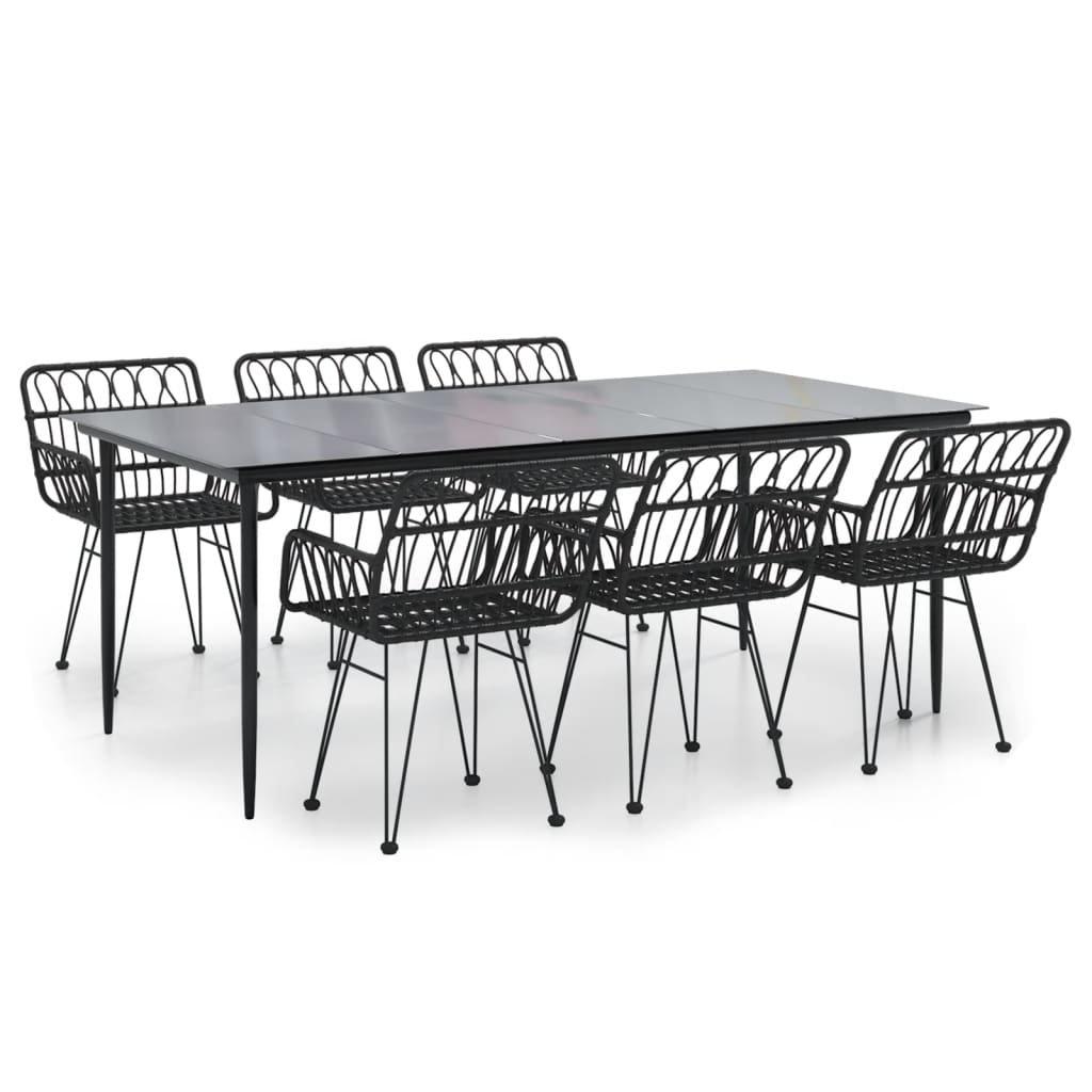 VidaXL Garten essgruppe poly-rattan