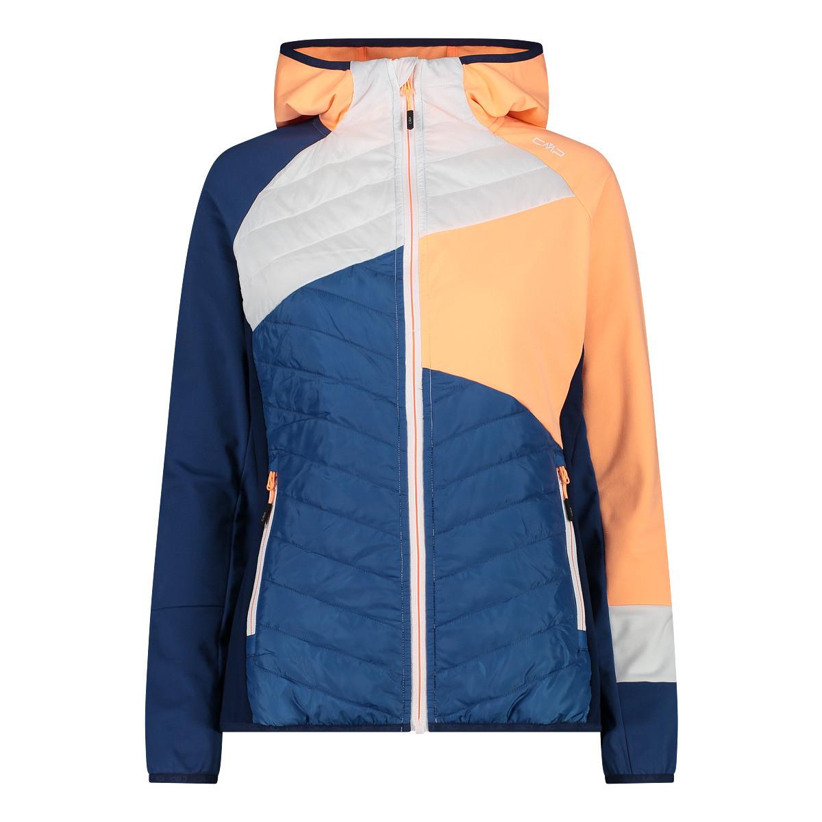 CMP damen hybridjacke mit kapuze