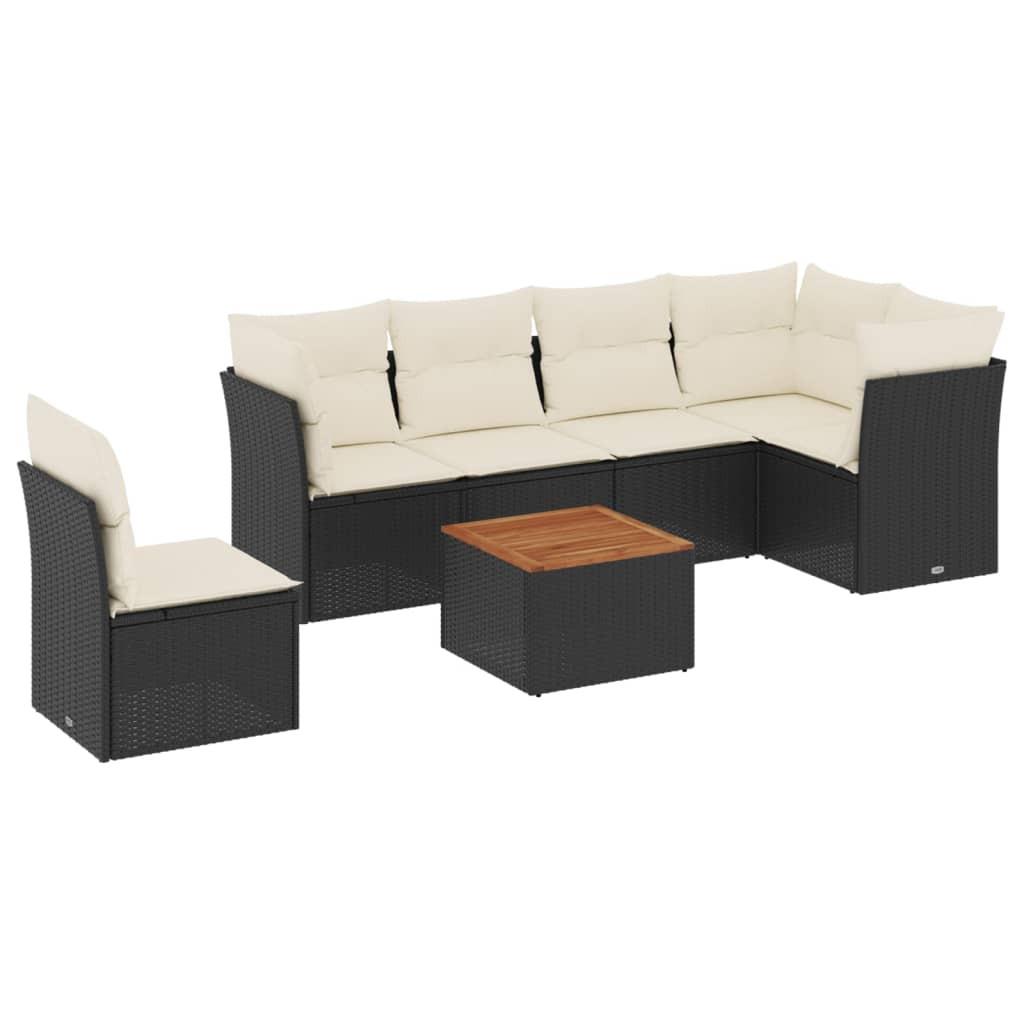 VidaXL Garten sofagarnitur poly-rattan