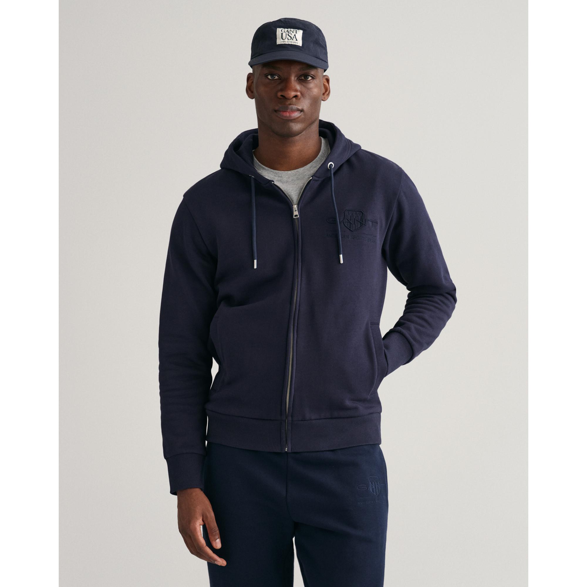 GANT TONAL ARCHIVE SHIELD ZIP HOODIE Sweatshirt
