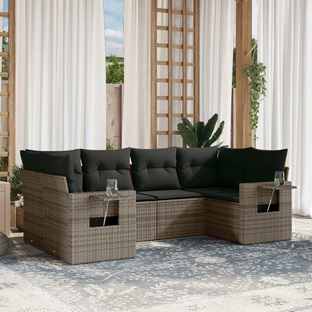 VidaXL Garten sofagarnitur poly-rattan