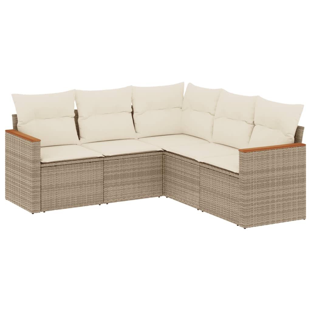 VidaXL Garten sofagarnitur poly-rattan