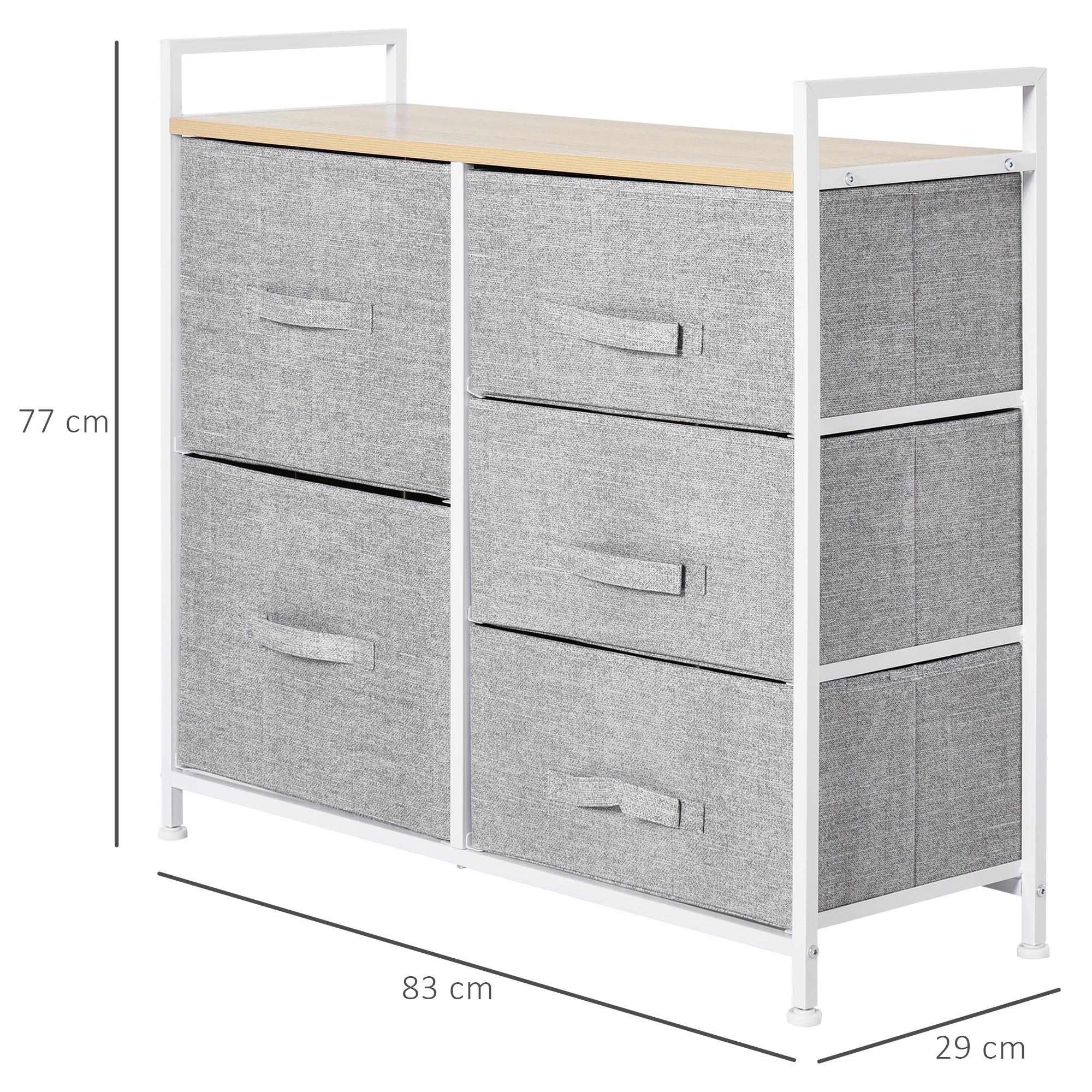 HOMCOM Schubladenschrank