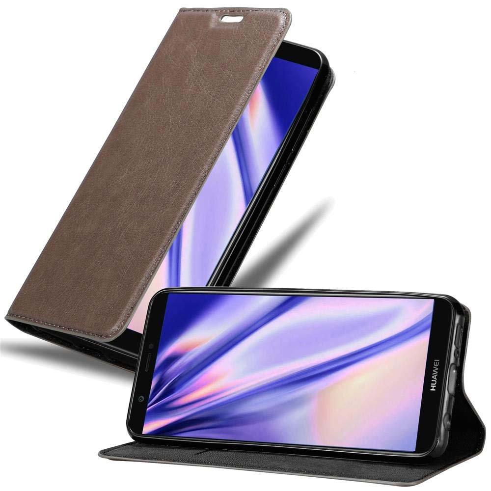 Cadorabo Hülle für Huawei P SMART 2018 / Enjoy 7S Magnetverschluss, Kartenfach