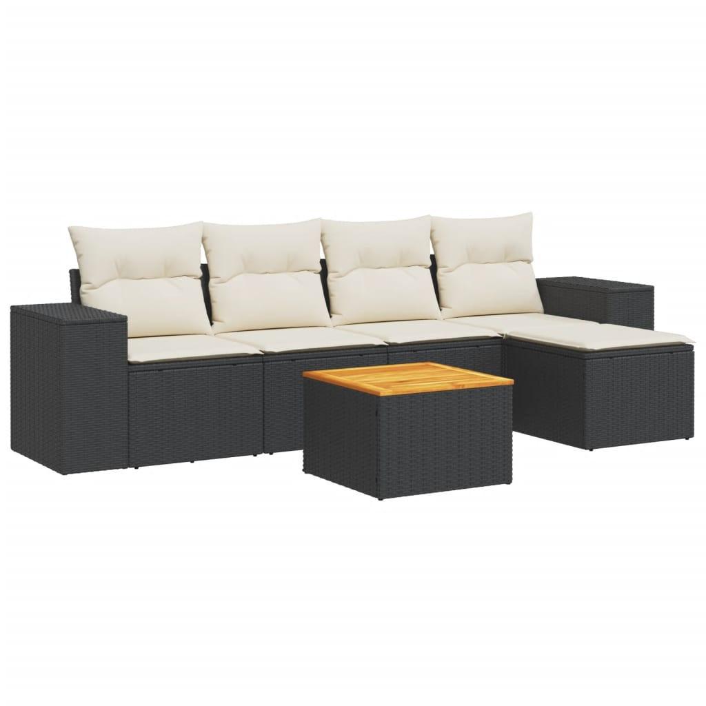 VidaXL Garten sofagarnitur poly-rattan