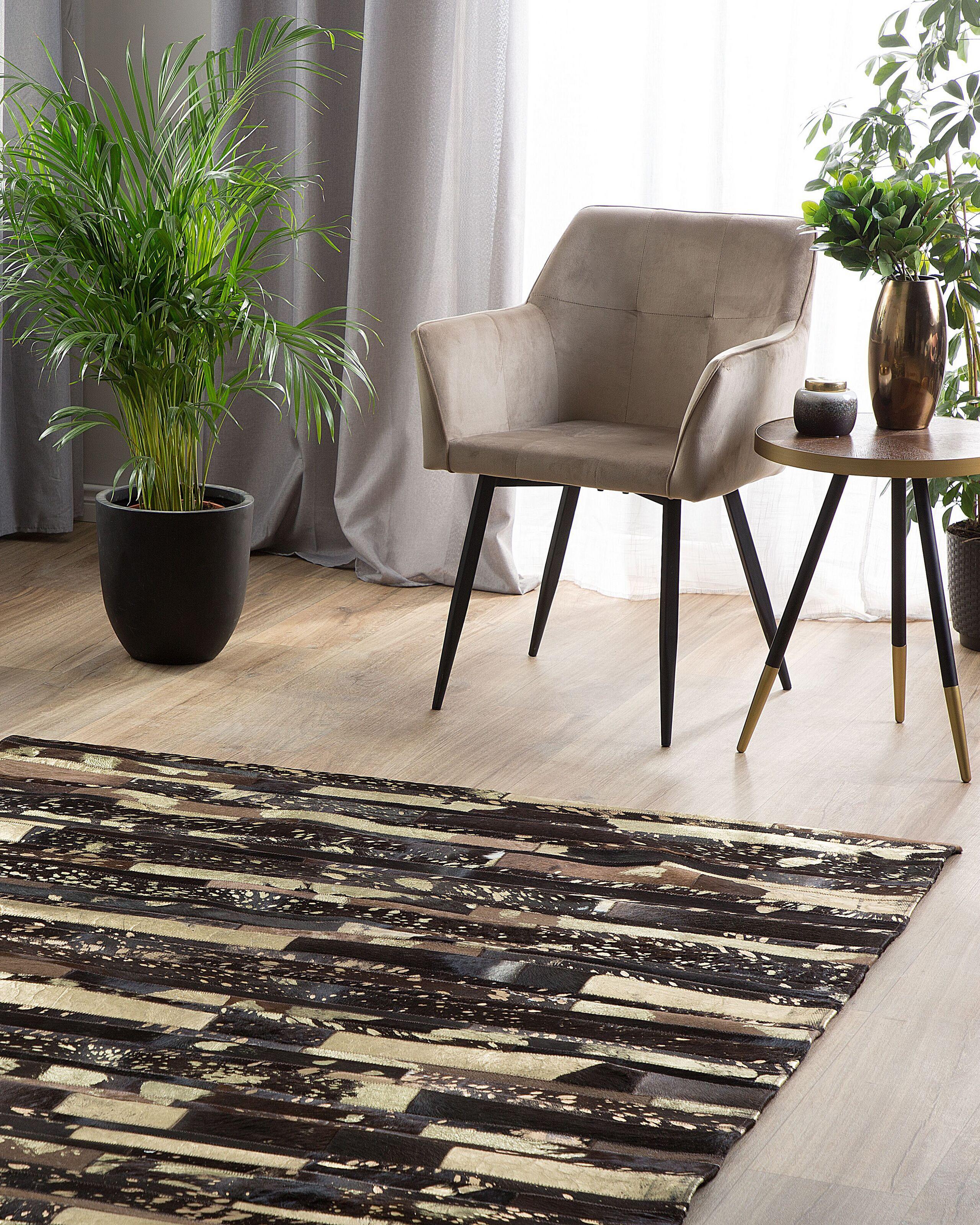 Beliani Teppich aus Kuhfell Rustikal ARTVIN