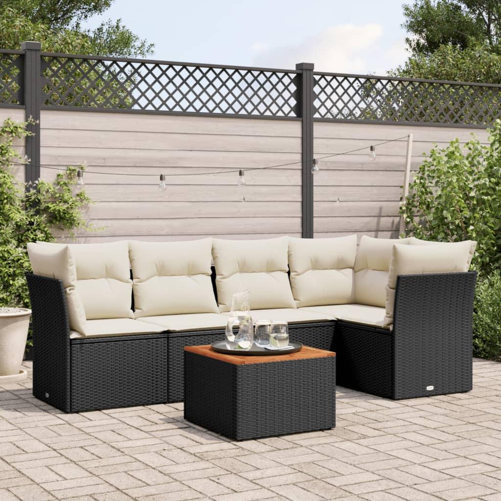 VidaXL Garten sofagarnitur poly-rattan