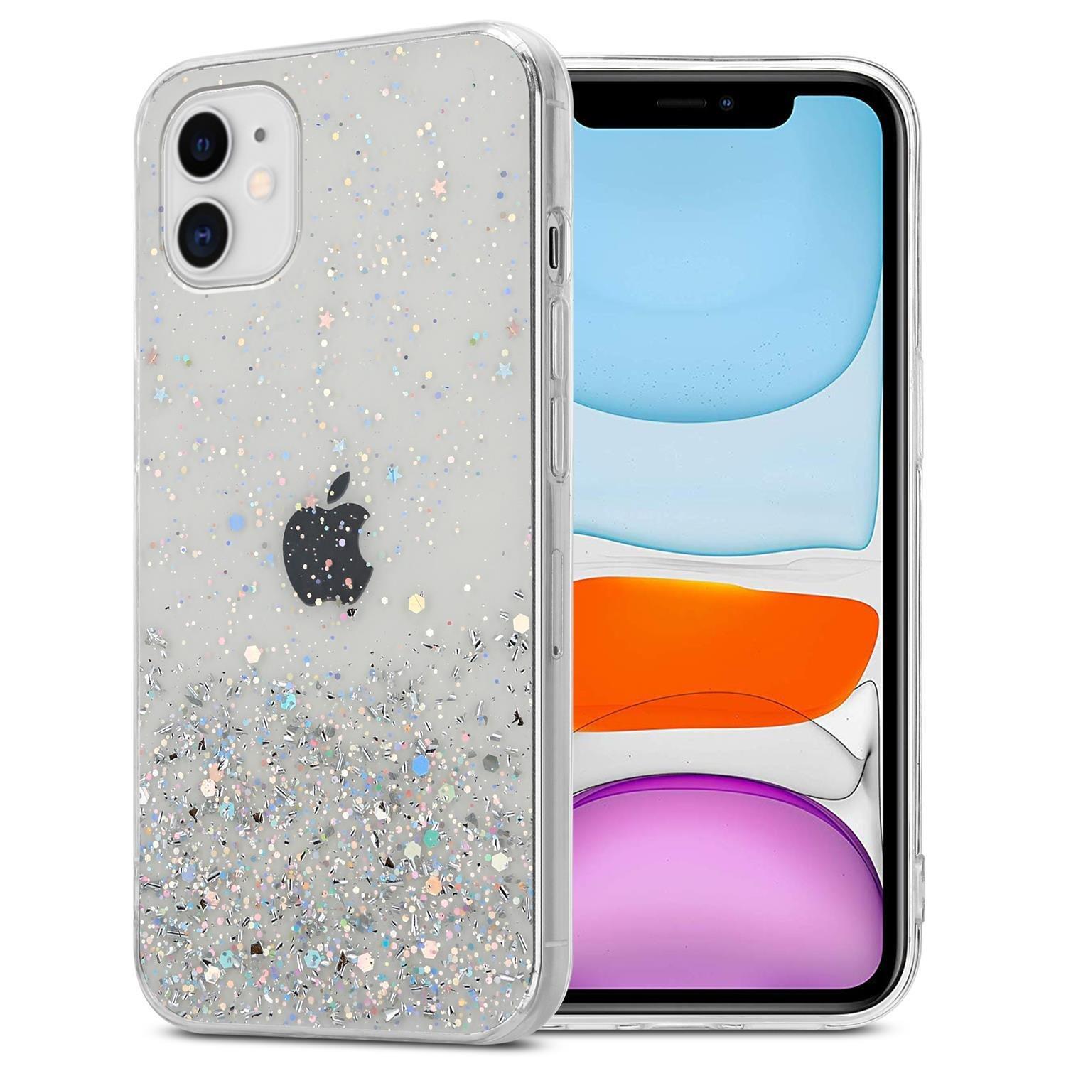Cadorabo Hülle für Apple iPhone 11 PRO MAX TPU Silikon mit funkelnden Glitter