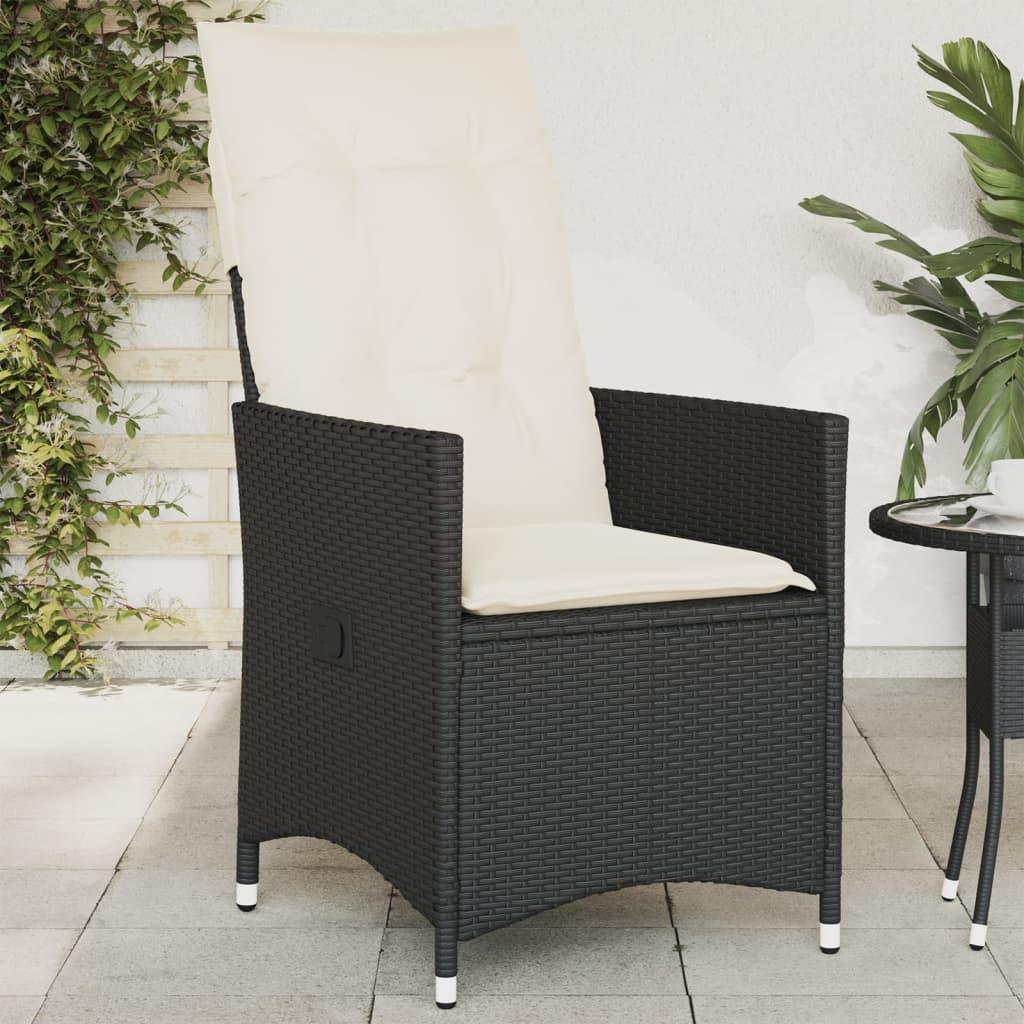 VidaXL Gartensessel verstellbar poly-rattan