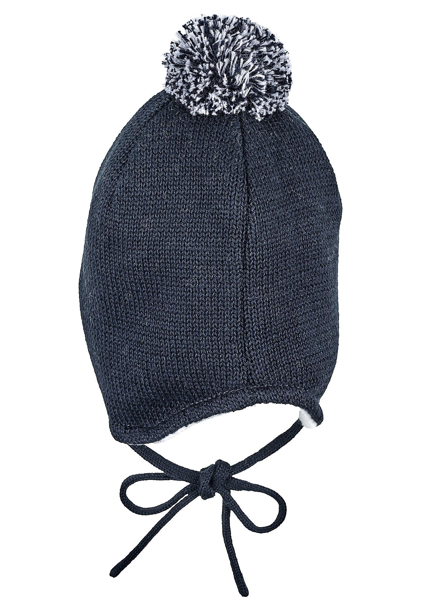 Sterntaler Kleinkinder Strickmütze marine