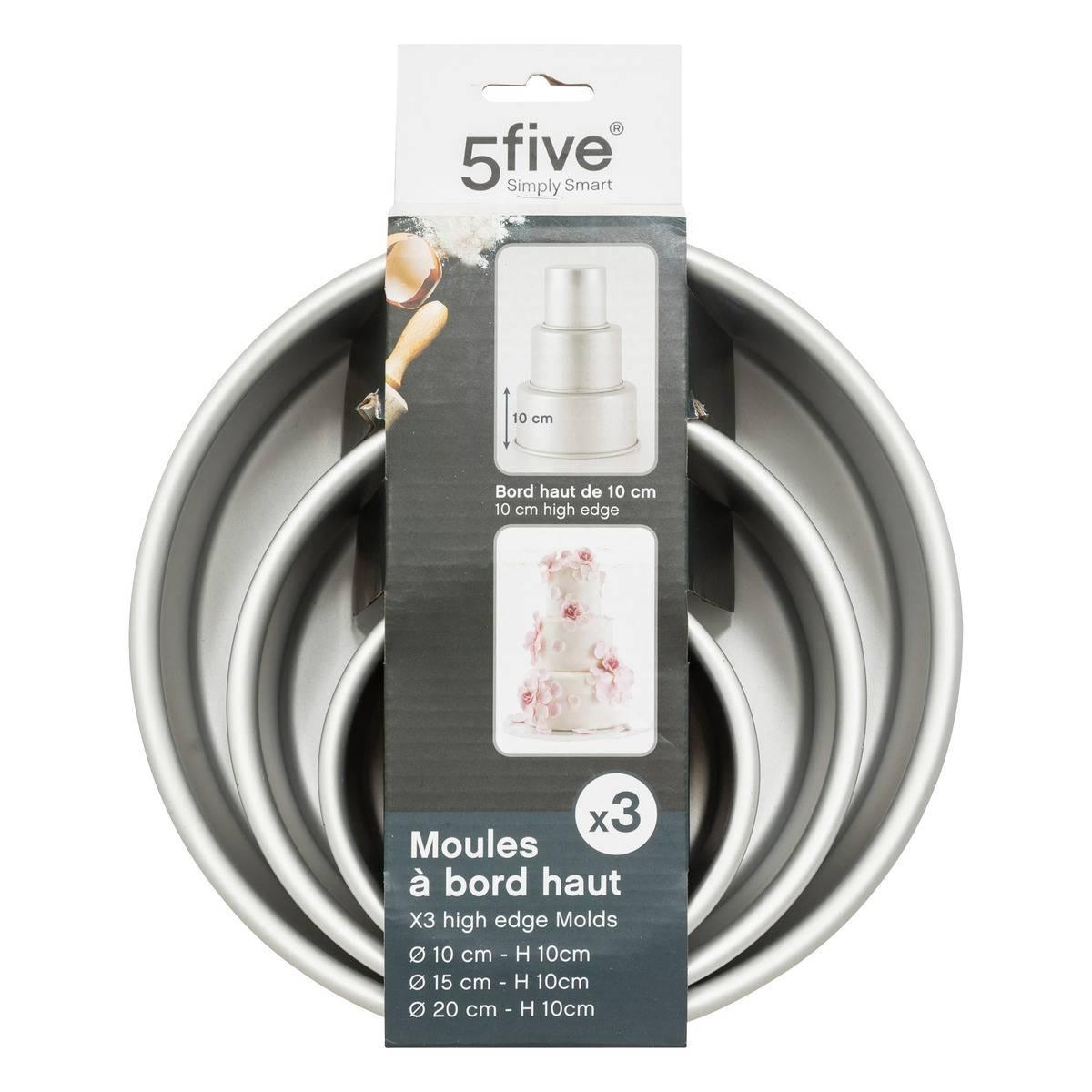5five 3 Backformen - Aluminium