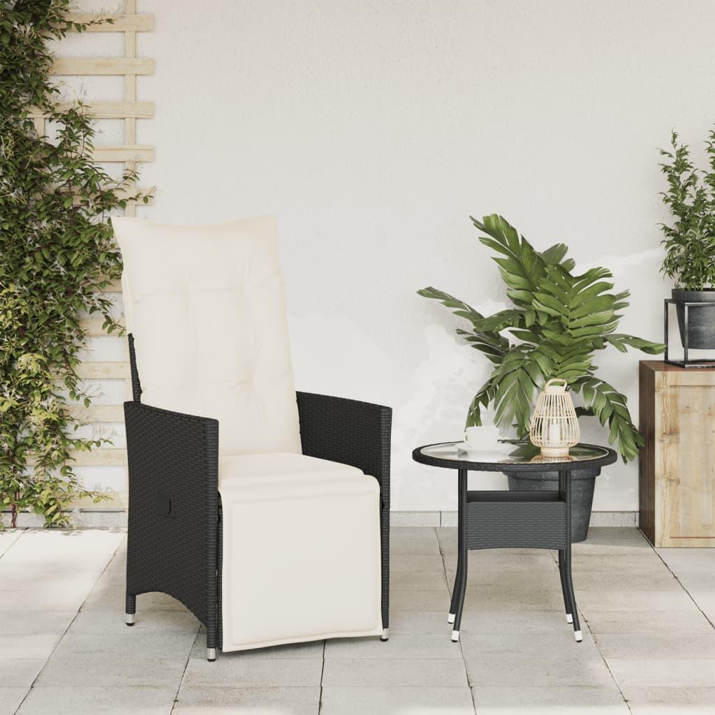VidaXL Gartensessel verstellbar poly-rattan