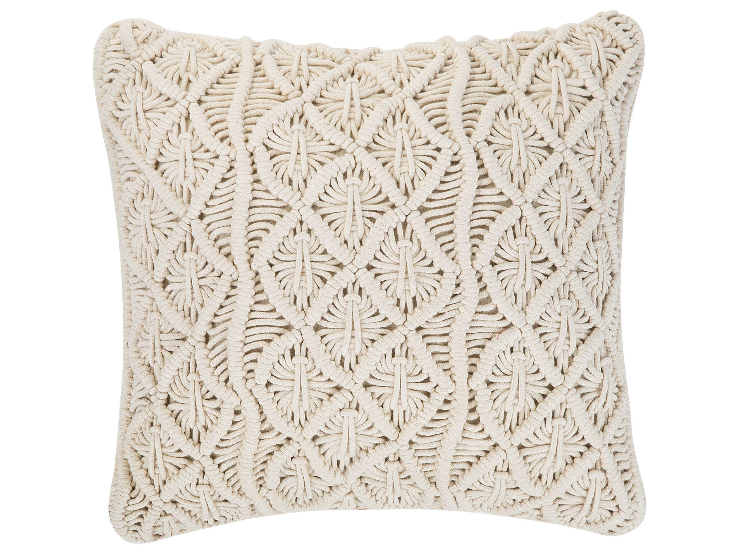Beliani Dekokissen 2er Set aus Baumwolle Boho GOREME