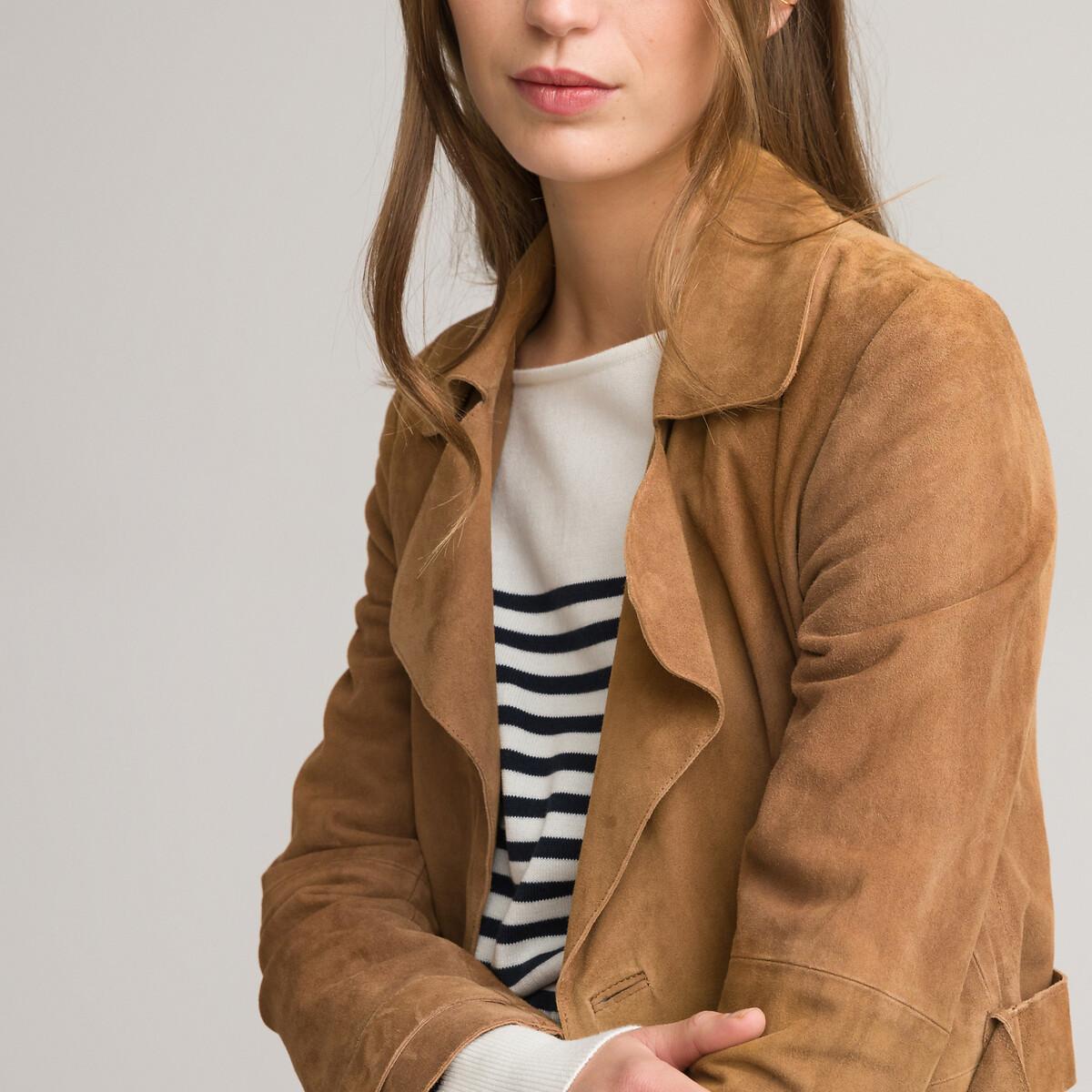La Redoute Collections Langer Trenchcoat aus Leder