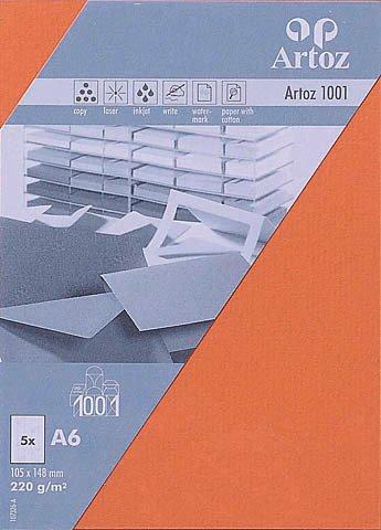 Artoz ARTOZ Karten 1001 A6, 5 Blatt