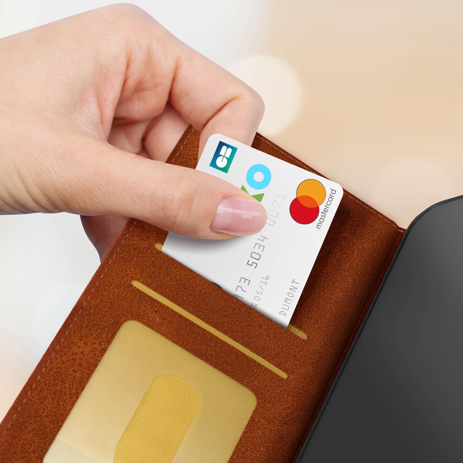 Avizar Samsung Galaxy A54 5G Geo Hülle Braun