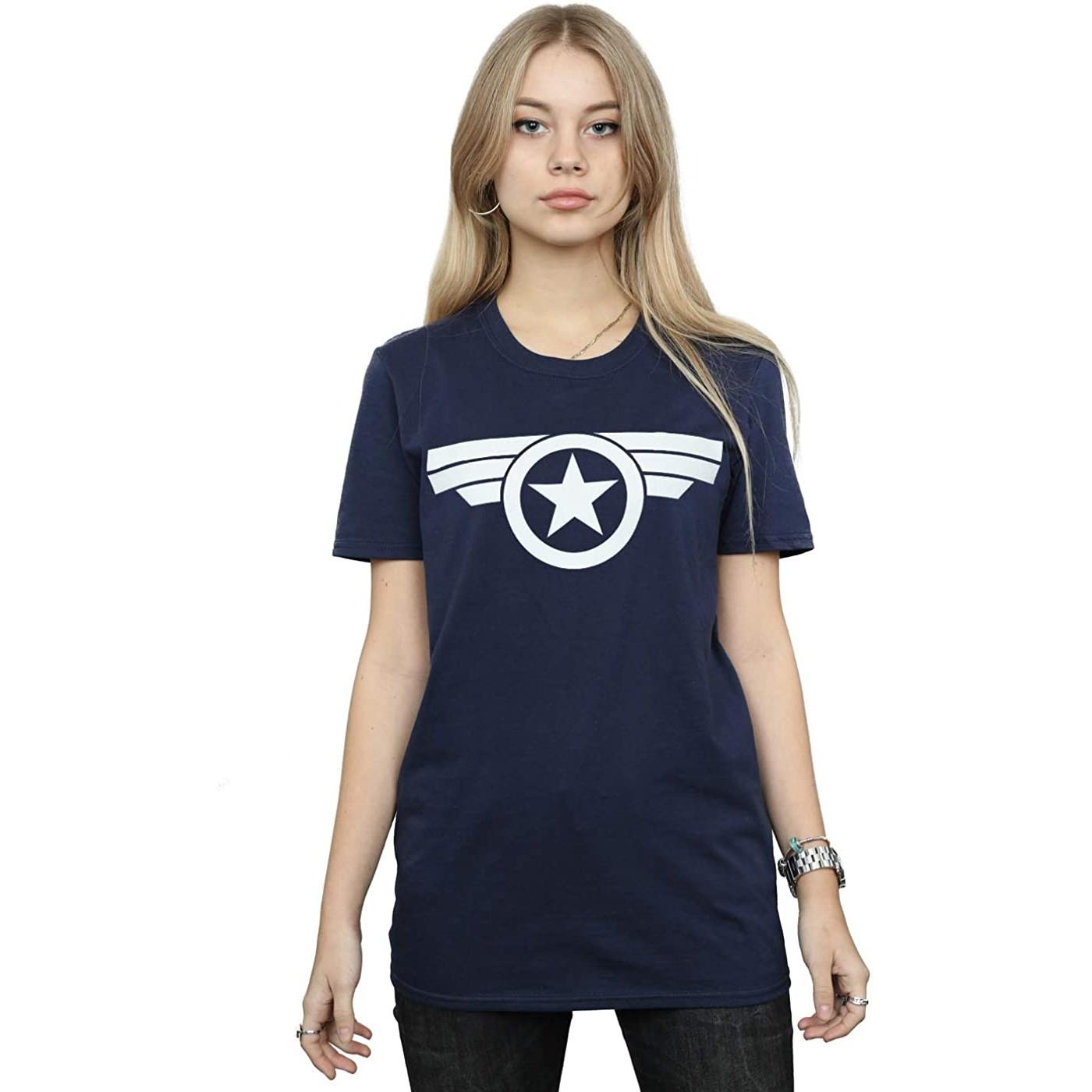 CAPTAIN AMERICA Super Soldier Logo T-Shirt