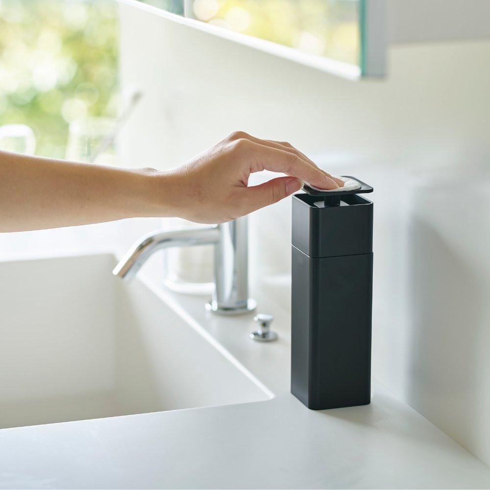 Yamazaki TOWER Seifenspender PUSH Schwarz