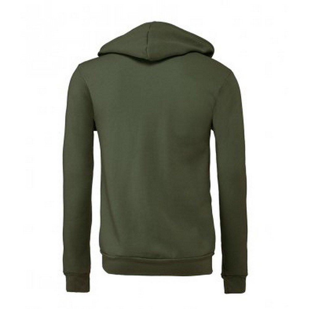 Bella + Canvas Erwachsene Reißverschluss Kapuzenjacke