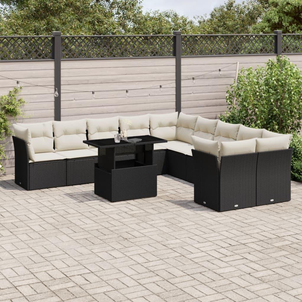 VidaXL Garten sofagarnitur poly-rattan