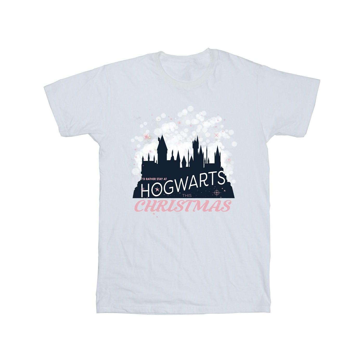 Harry Potter Hogwarts Christmas Grafik T-Shirt