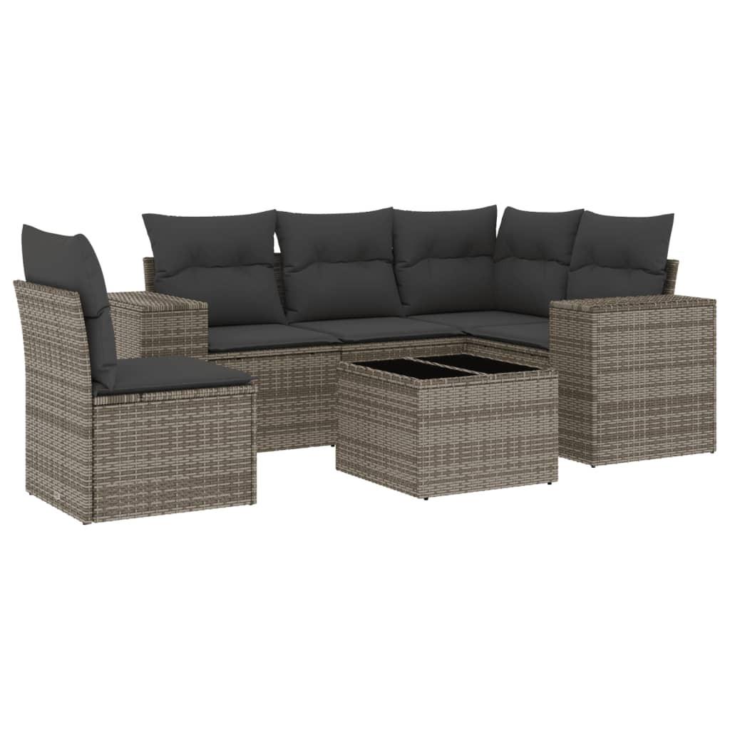 VidaXL Garten sofagarnitur poly-rattan
