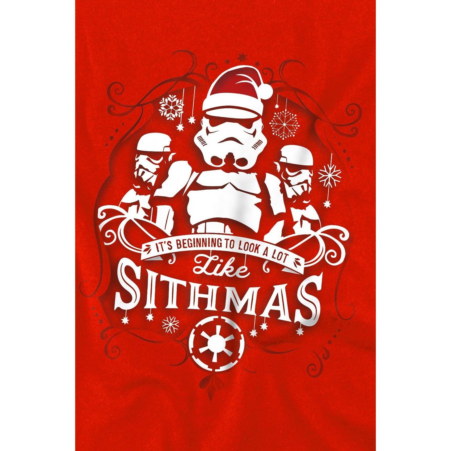 STAR WARS Beginning To Look A Lot Like Sithmus TShirt  weihnachtliches Design