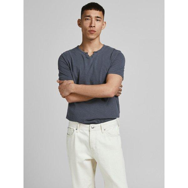 JACK & JONES JJESPLIT Neck Tee Kurzarm T-Shirt
