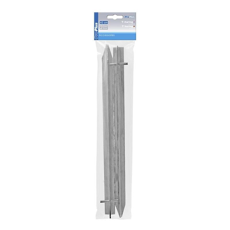 Pricenet T-Hering 40cm Metall 2 Stück im Polybeutel