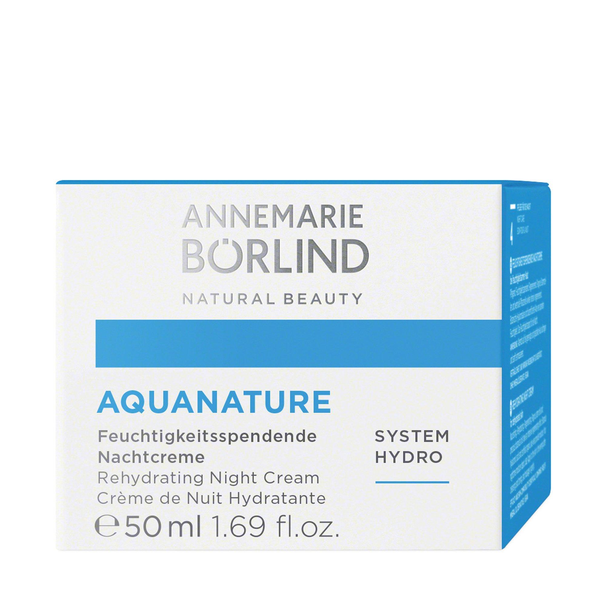 Annemarie Börlind AQUANATURE Feuchtigkeitsspendende Nachtcreme