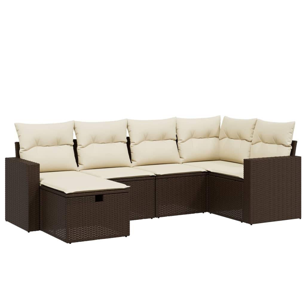 VidaXL Garten sofagarnitur poly-rattan