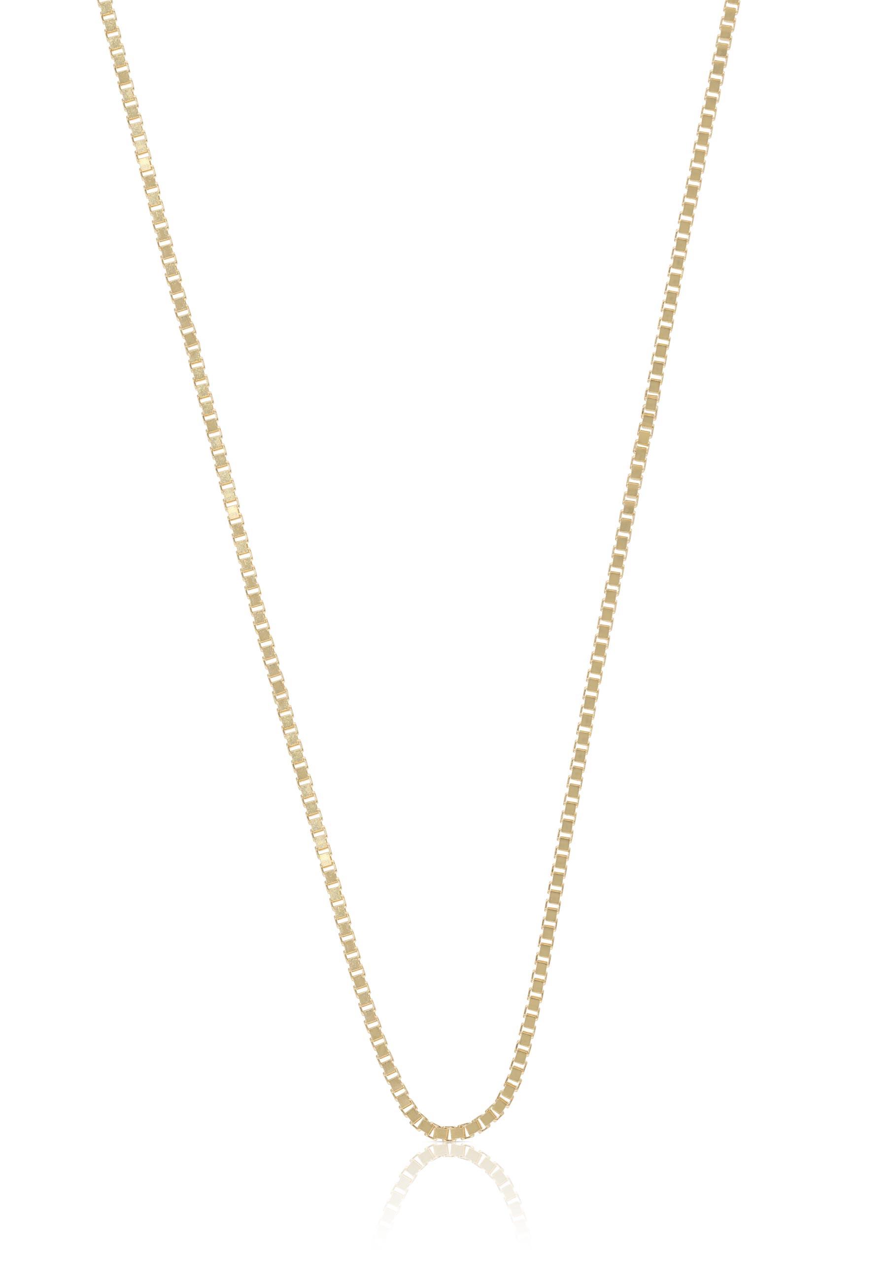 MUAU Schmuck Collier Venezianer Gelbgold 750, 1.1mm, 40cm