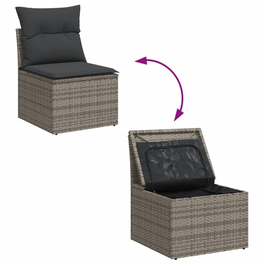 VidaXL Garten sofagarnitur poly-rattan