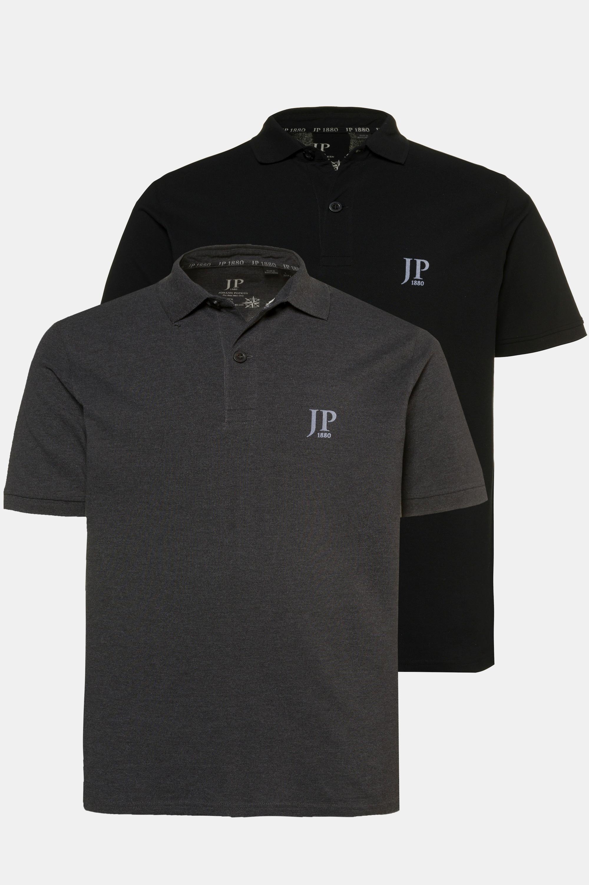 JP1880 Basic Piqué Poloshirt 2er-Pack