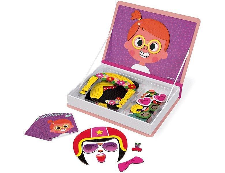 Janod Magneti'Book Gekke Gezichten