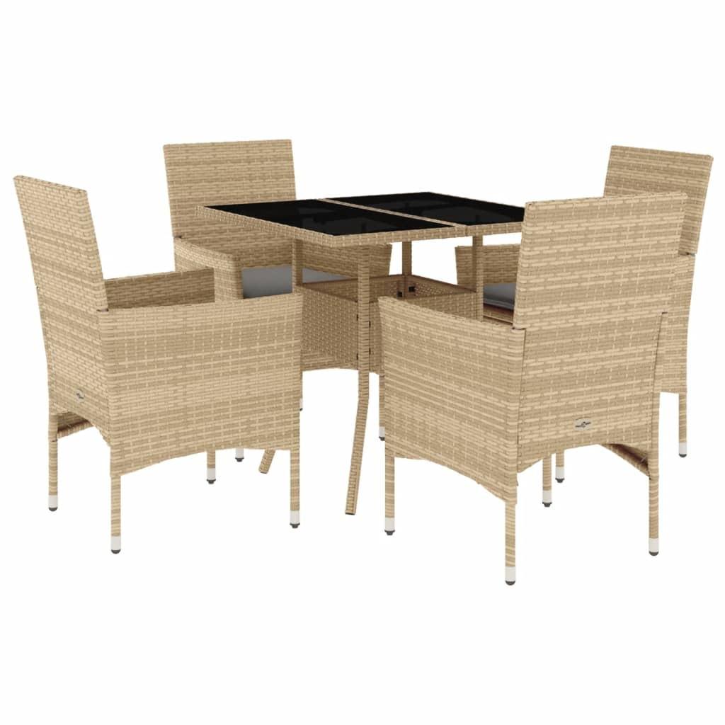 VidaXL Garten essgruppe poly-rattan
