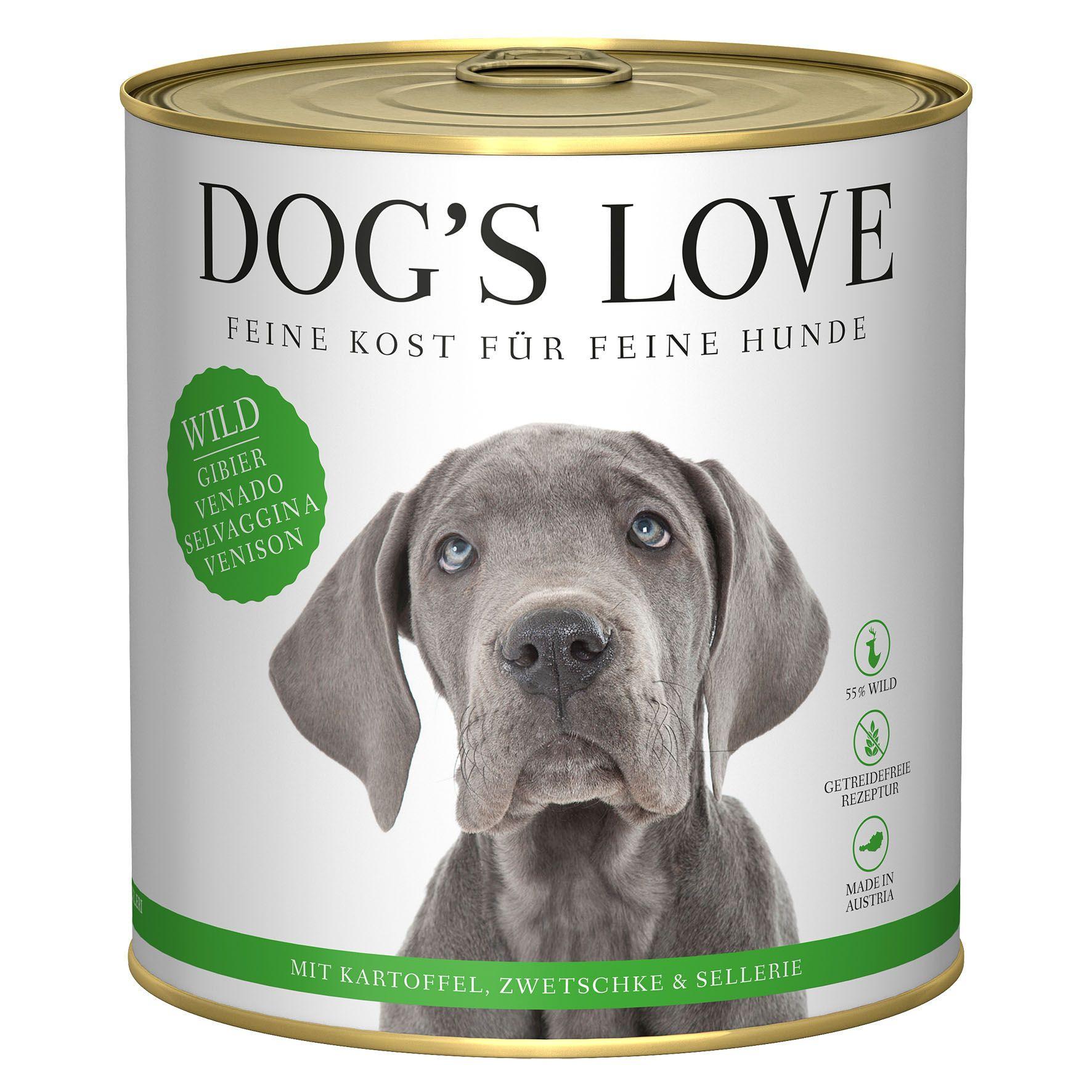 Dog's Love Classic Adult Kartoffeln Zwetschgen und Sellerie - Multipack