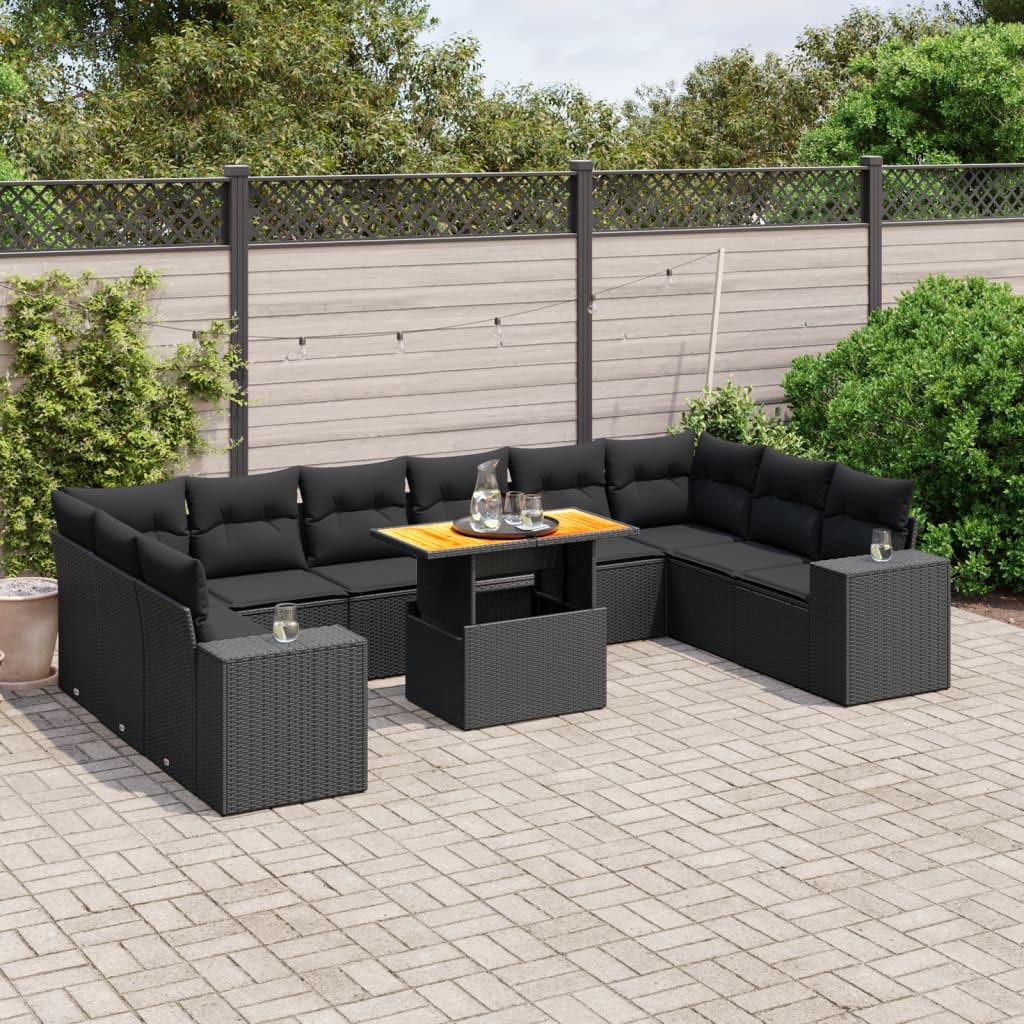VidaXL Garten sofagarnitur poly-rattan