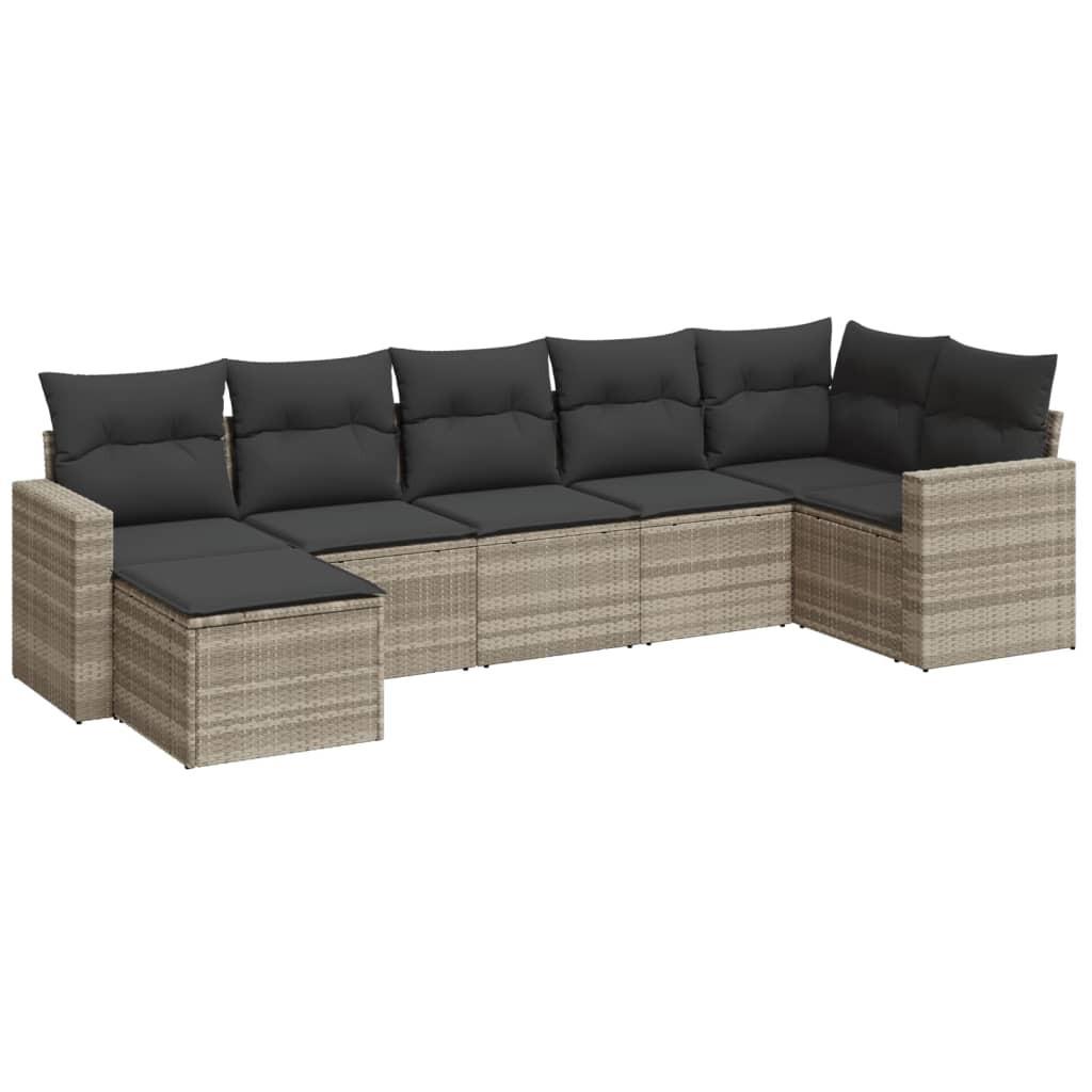 VidaXL Garten sofagarnitur poly-rattan