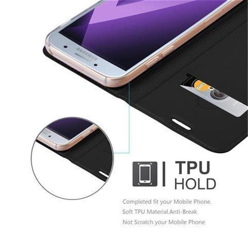Cadorabo Hülle für Samsung Galaxy A3 2017 Magnetverschluss, Kartenfach