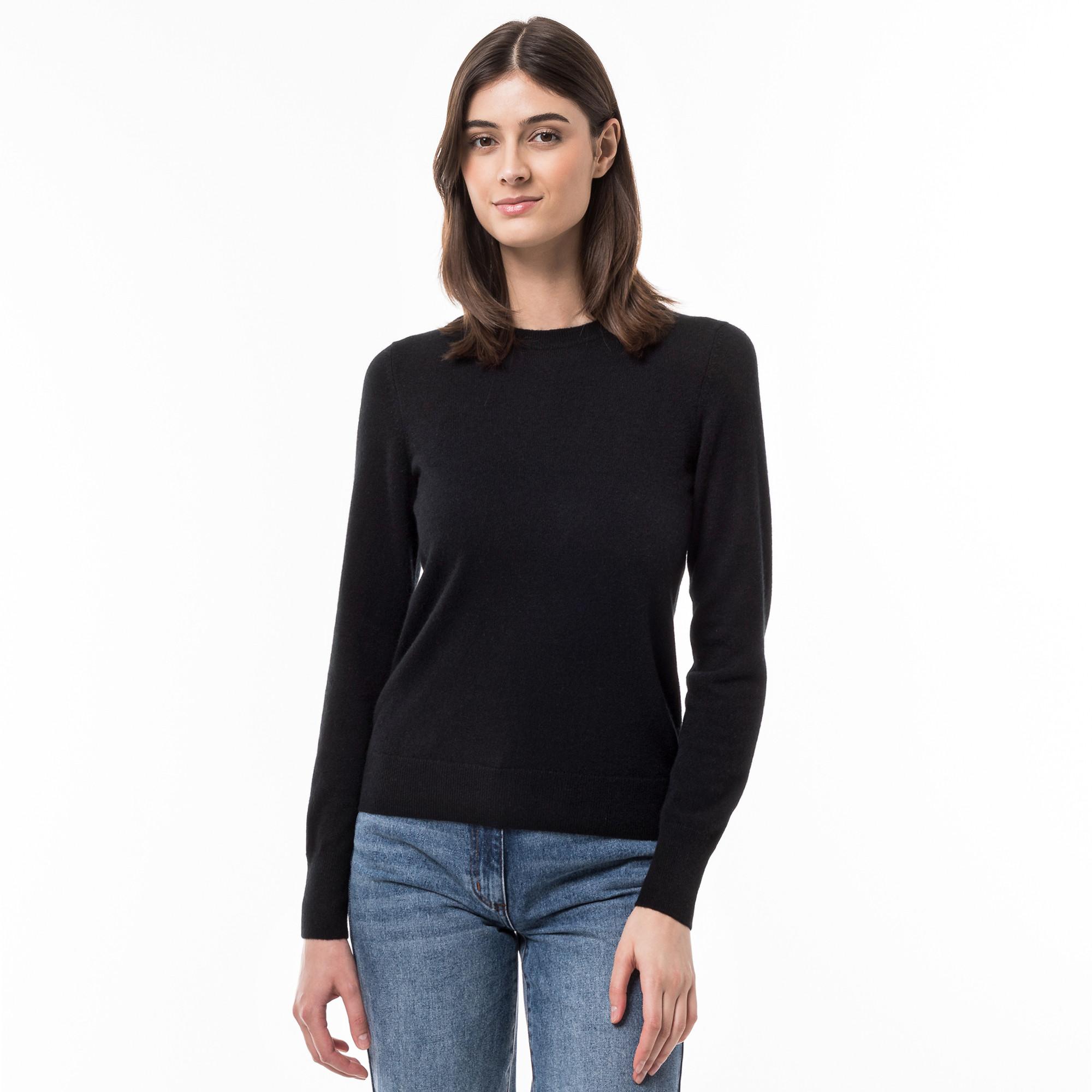Manor Woman Bio-Cashmere Pullover, Rundhals