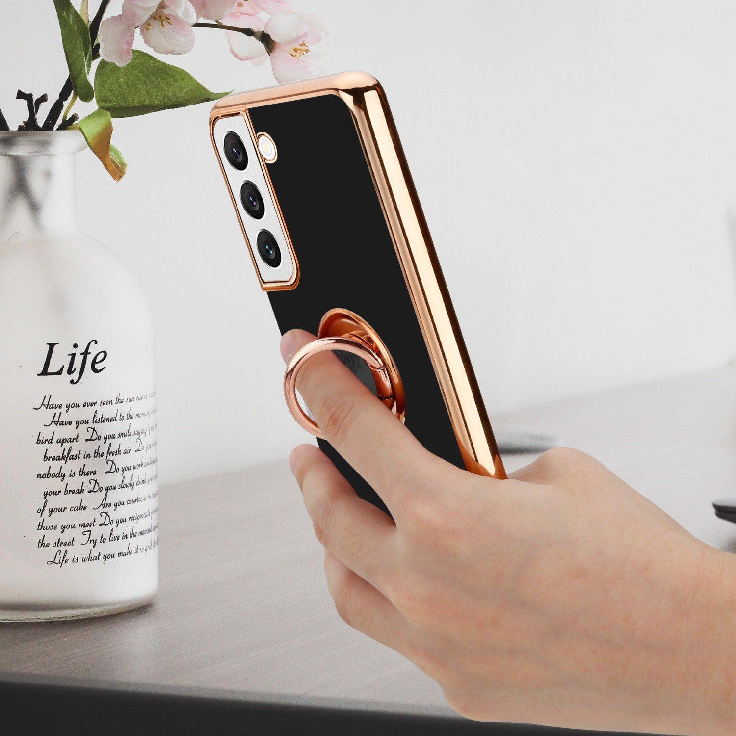 Cadorabo Hülle für Samsung Galaxy S21 5G mit Ring - Schutzhülle