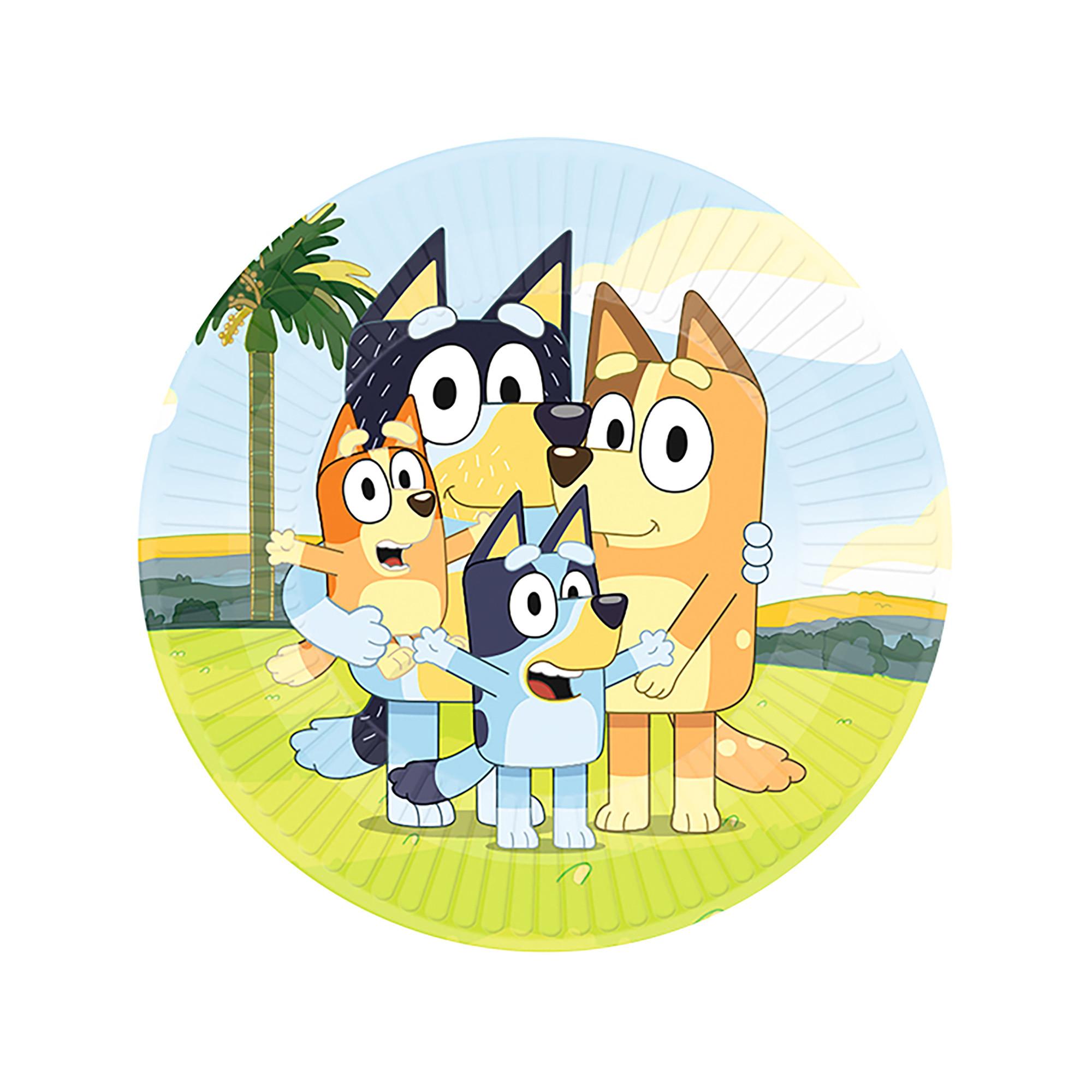 amscan 8 Bluey Teller