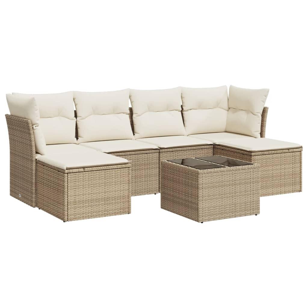 VidaXL Garten sofagarnitur poly-rattan
