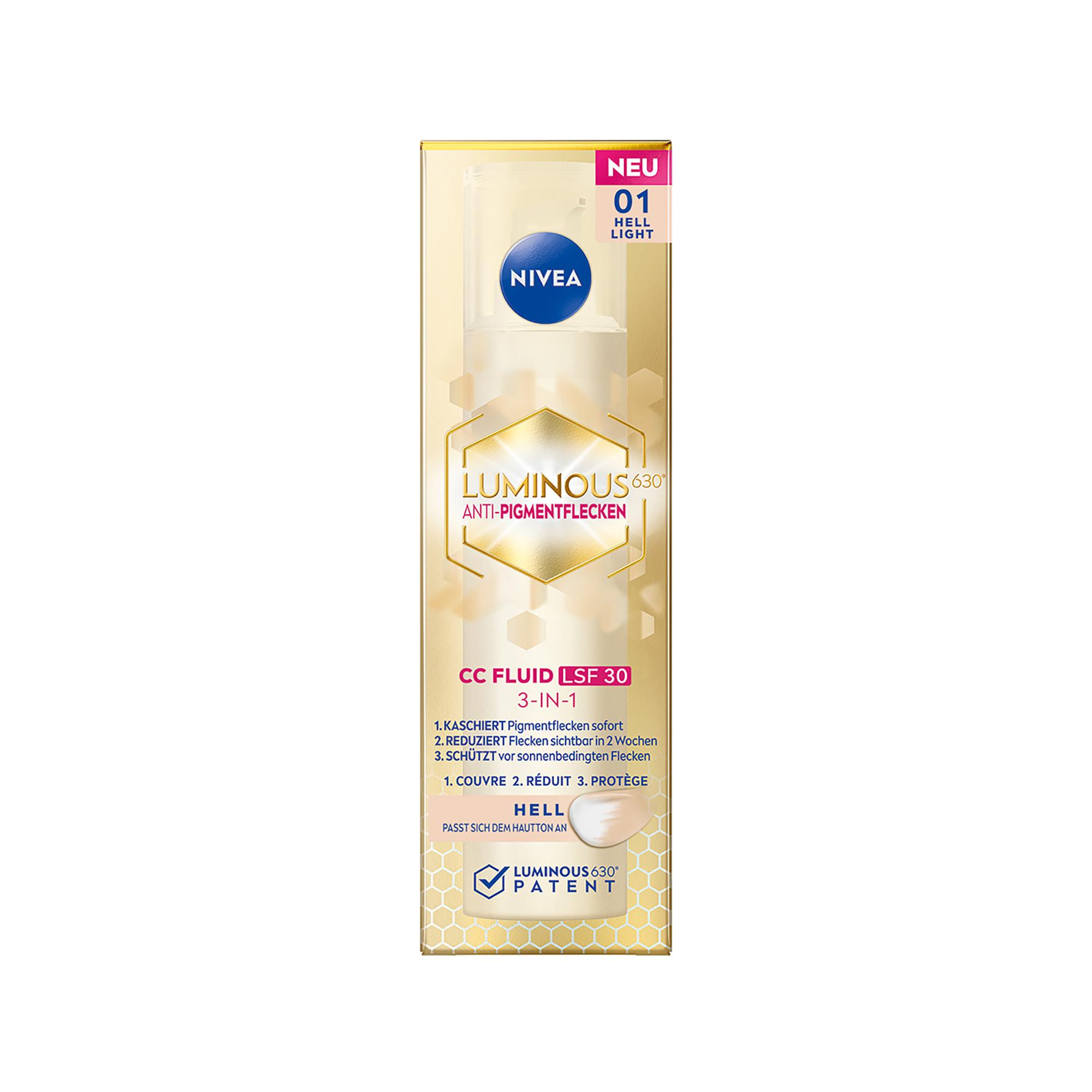NIVEA Face Cellular Luminous630® 3-in-1 CC Fluid