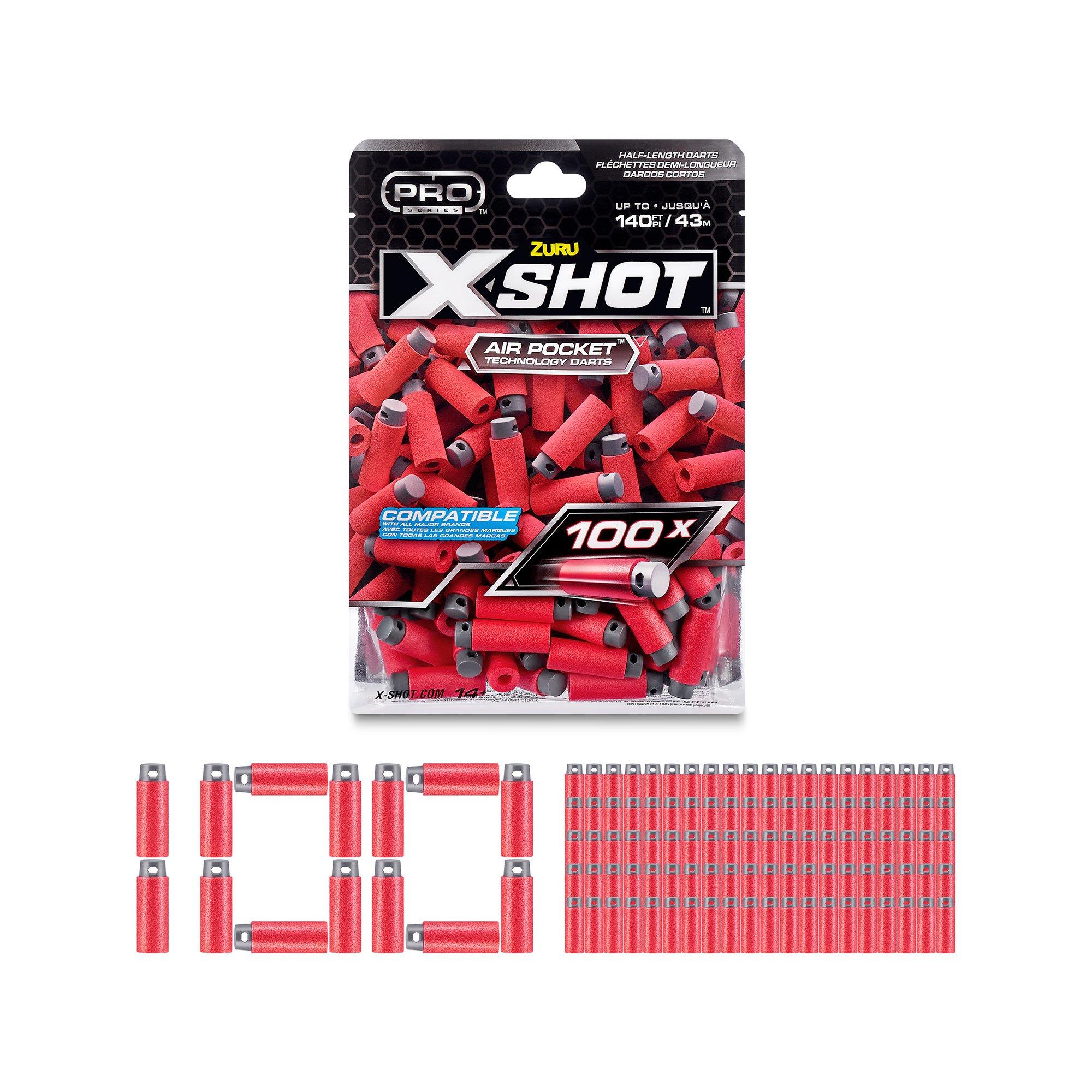 XSHOT Pro Series Half-Length Darts Refill Pack (100 Darts)