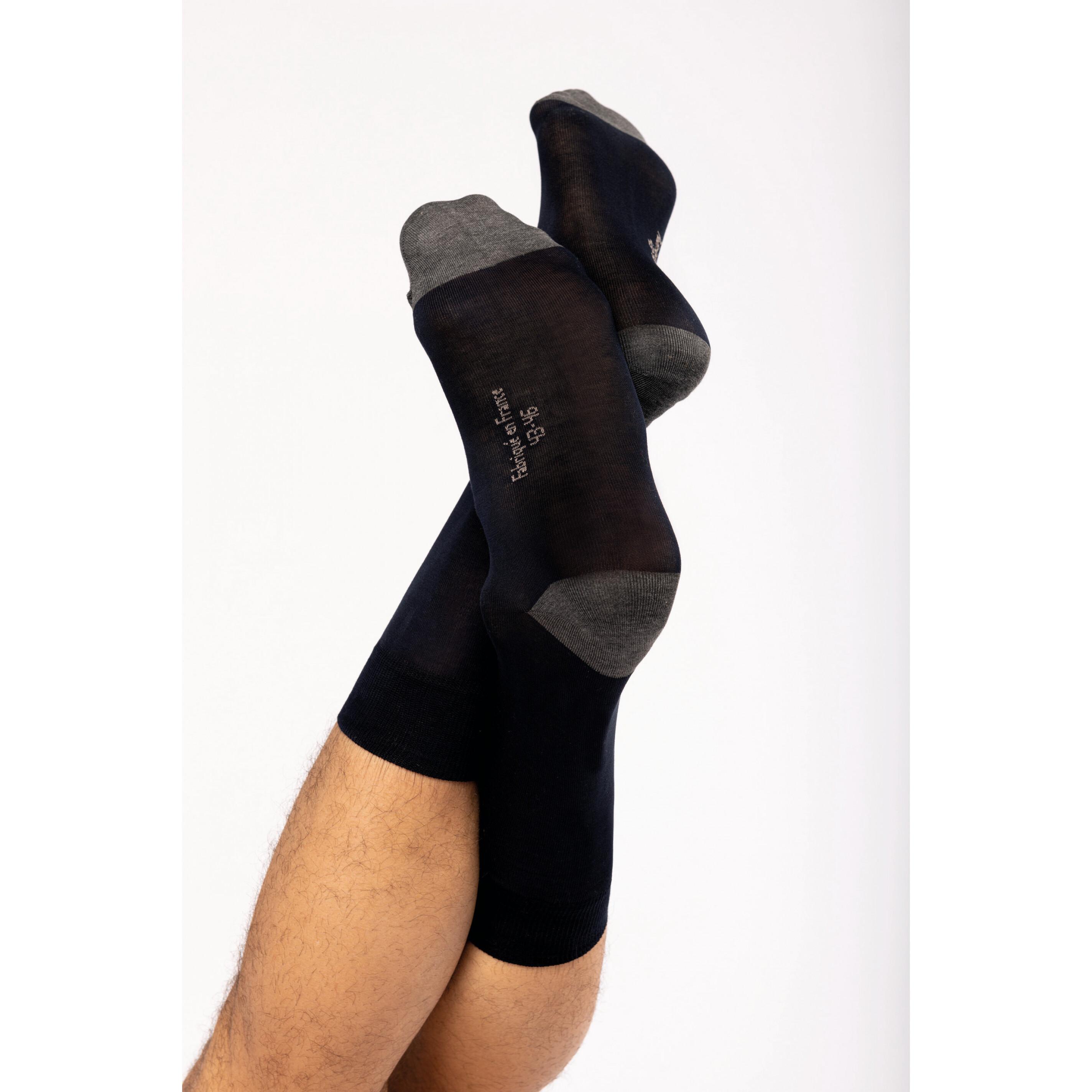 Kariban halbhohe socken aus mercerisierter baumwolle origine france garantie