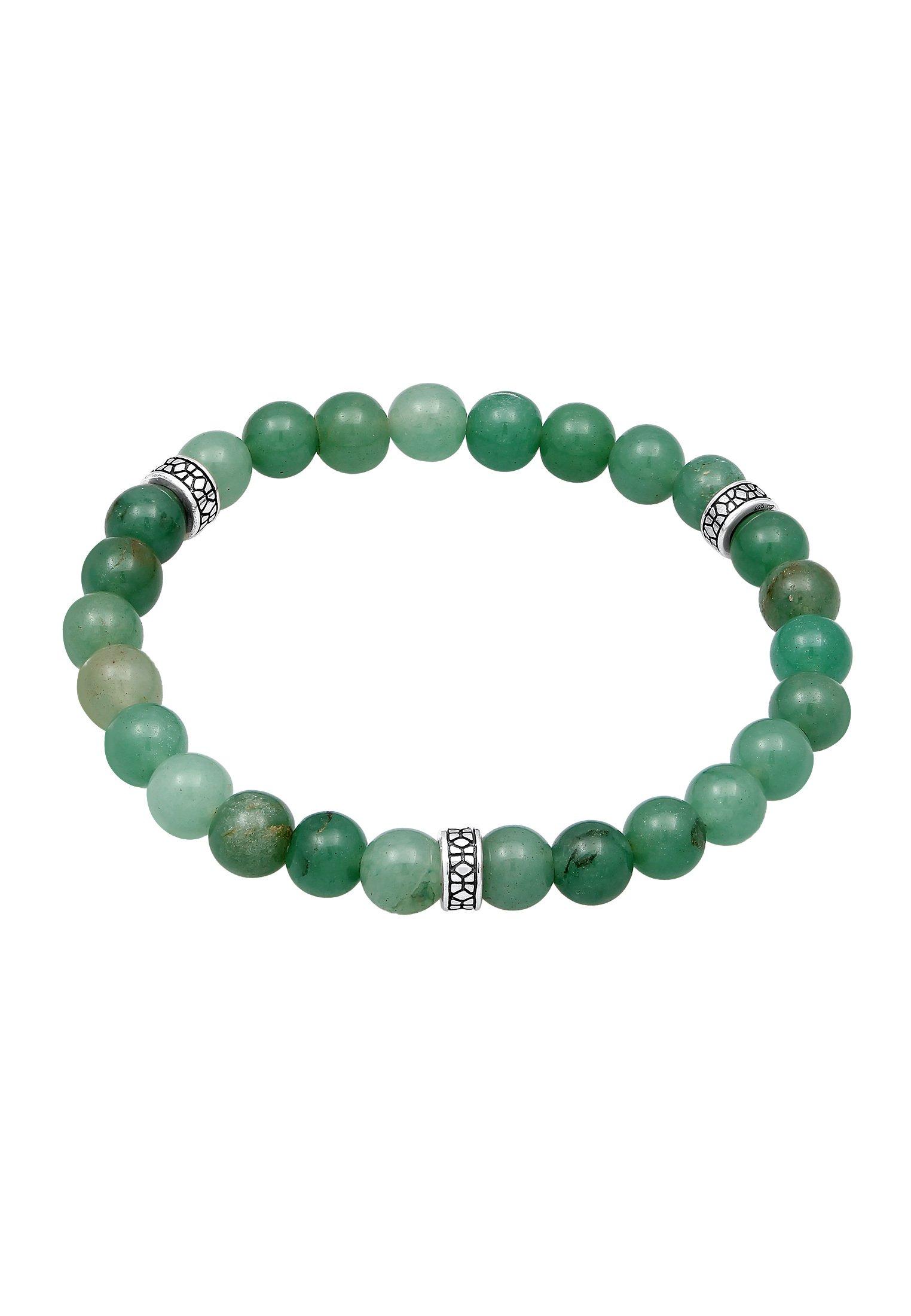 Kuzzoi Armband Aventurin Grün Bead Vintage 925 Silber