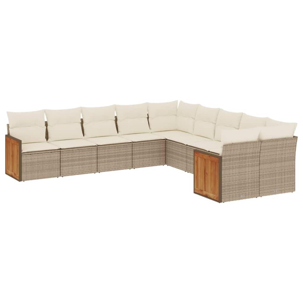 VidaXL Garten sofagarnitur poly-rattan